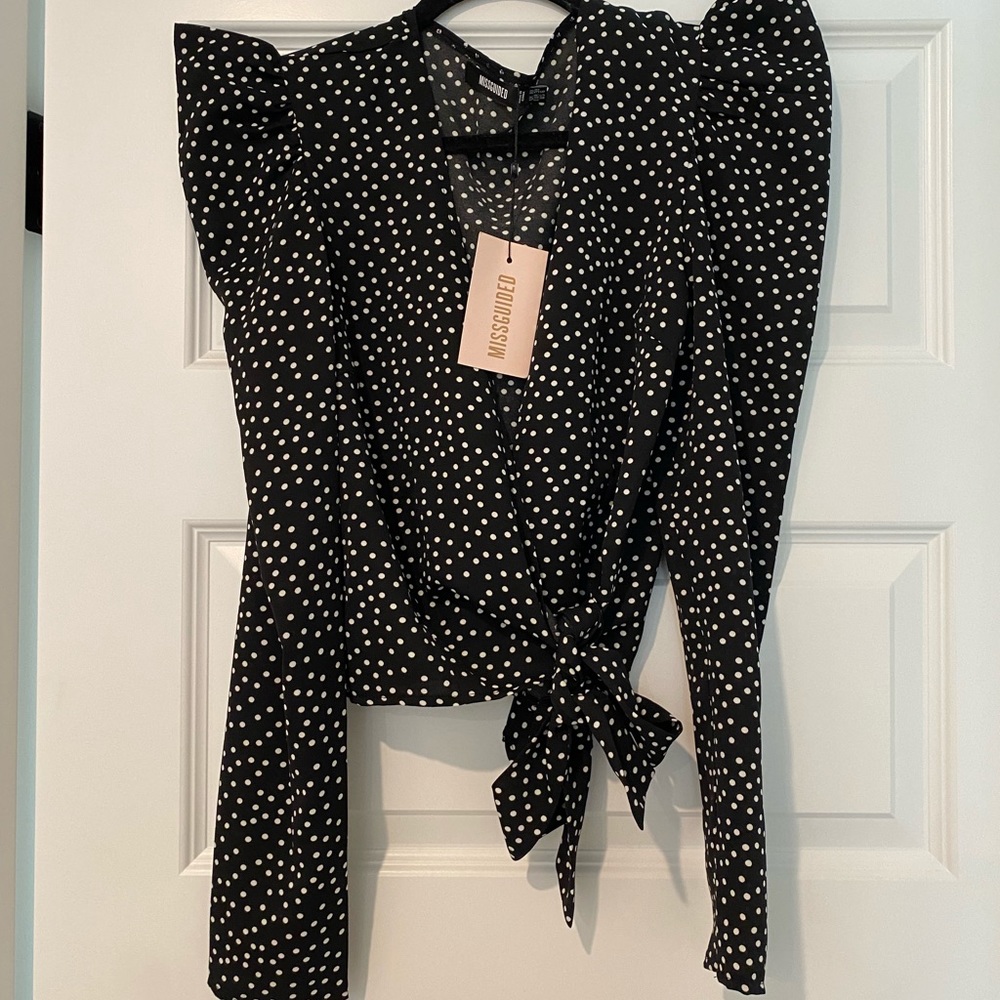 Polka dot top